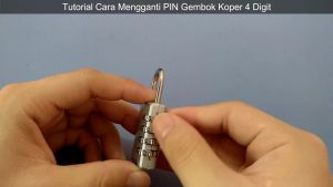 WD Gembok Kombinasi Stainless Angka 3 Digit - Gembok Koper Digit 3 Kode - Kunci Kode Gembok Angka