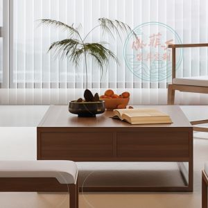 New Chinese Style Solid Wood Sofa Coffee Table Set Song Style Aesthetic Hotel Homestay Club Designer Living Room Furniture