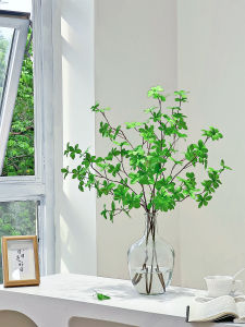 สไตล์โมเดิร์นประดิษฐ์ Magnolia ดอกไม้ตกแต่งชิ้นตาราง Centerpiece ตกแต่งห้องนั่งเล่นดอกไม้ปลอมดอกไม้จําลอง