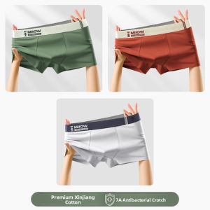 MiiOW | Cotton Anti-bacterial Men and Teen Breathable Sports Briefs