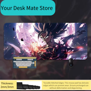 Bandai | Leather Mouse Pad Office Son Goku Game Keyboard Pad Mouse Pad Oversized Seven Dragon Ball Mouse Pad Table Mat Mousepad