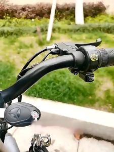 TLE DM Universal Motorcycle Helmet Lock Anti-Theft Helmet Security Lock Metal 22mm-26mm Black with 2 Keys Set