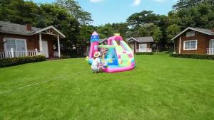 Water Slide Park Swimming Pool Children Play Center Playground Gelongsor Air Kolam Mainan Lompat Budak 83002
