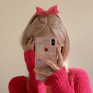 คลิปหนีบผมโบว์สีชมพูหวาน Y2k สำหรับผู้หญิงหญิงสาวสไตล์เกาหลีเรียบง่ายทรงกิ๊บปากเป็ดย้อนยุคเรียบ BB กิ๊บหนีบผมผ้าโพกศีรษะ