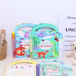 Magic Travel Water Painting With Activities And Stickers: A Fun Gift for Kids