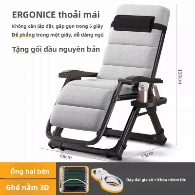 CHUJUN | Ghế Gập Chắc Chắn Bền Có Thể Ngả Lưng