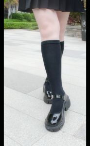 Classic Fashion Lolita/JK Black Thick bottom Shoes Casual Students Wild Style Mary Janes Size 35-40