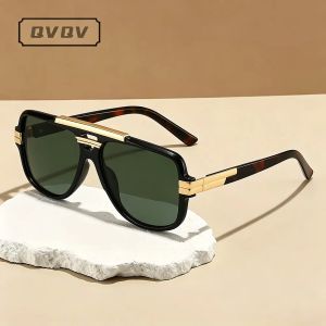 QVQV Men Oversized Sunglasses Womens TOP Quality Large Frame Square Sun Glasses Driving Luxury Party Business Gradient Shades