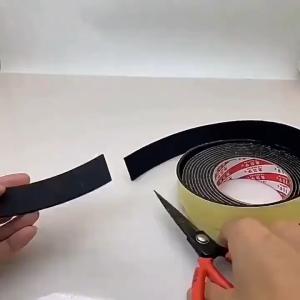 Single Sided Adhesive Waterproof Weather Stripping Foam Sponge Rubber Strip Tape For Window Door Seal Strip