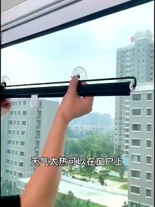 Roller Blind Suction Cup Sunshade Blackout Curtain Car Office Bedroom Kitchen Sun Shade Curtain Shade Tingkap