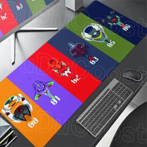 Bandai | Large Computer Anime Mousepad Evangelion Laptop Office Extend Table Pad XXL E-Sports Stitch Edge Gamer Keyboard Mat for LOL CSGO