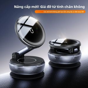 Nâng Cấp Hút Chân Không Từ Giá Đỡ Điện Thoại Có Thể Điều Chỉnh Xoay Khóa Hút Ốp Cho Xe Ô Tô Tập Gym Gương Đen Magsafe Tương Thích