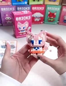 [No box]Building Block Nano Karakter Kartun Mainan Model Toys Edukasi Anak Bricks Mini Mainan Balok Susun