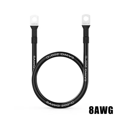 CONEPY แบตเตอรี่อินเวอร์เตอร์สาย 2AWG 4AWG 6AWG 8AWG ซิลิโคนทองแดงลวด M6/8/10 สําหรับแผงพลังงานแสงอาทิตย์ Trolling ยานยนต์