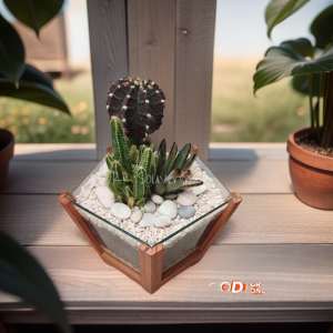Terarium Kaktus dan Sukulen