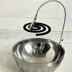 3Pcs Stainless Steel Mosquito Coil Holder – Adjustable Clip Heat-Resistant Anti-Tip Indoor Outdoor Insect Repellent Burner