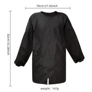 High End Hairdressing and Oil Baking Work Clothes Beautician 2024 New Mens and Womens Waterproof Cover non Stick to Hair