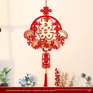 Wedding Celebration 3D Hanging Ornament New Home Decoration Bedroom Door Decor Festive Supplies Comprehensive Collection