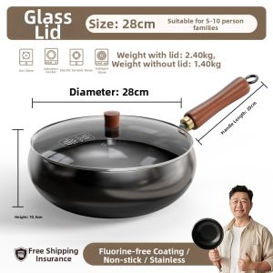cookdi | Non-stick Frying Iron Pot