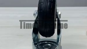 Heavy Duty Caster WheelFurniture Mute Soft Rubber Swivel Casters Office Chair 3" To 5"