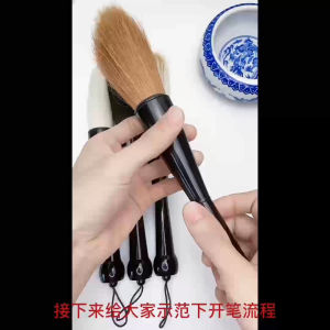 Chinese Calligraphy Brush Set - Wolf and Sheep Hair, Initial Practice and Creation of Chinese Calligraphy Works, Spring and Autumn Period Style