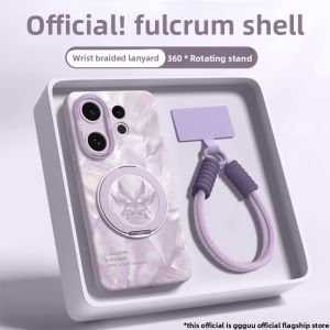 GGUU | Magsafe Butterfly S30 Pro Mini Phone Case Silicone Strap Hanging Female Style Creative Fashion Luxury Vivo Protection Cover