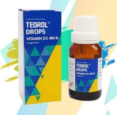 Teorol Drops Vitamin D3 400iu Untuk memenuhi Kebutuhan Vitamin D3 Baby