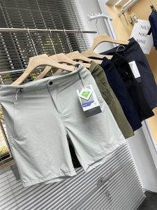 Leavo Johnson Mens Sporty Short Pants Summer Slim Fit Casual Trousers Straight Leg Thin Material Knee-High Shorts