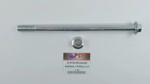 As Roda Belakang Karisma - As Tromol Fork Forek Belakang + Mur Honda Kharisma Supra Fit New Supra X