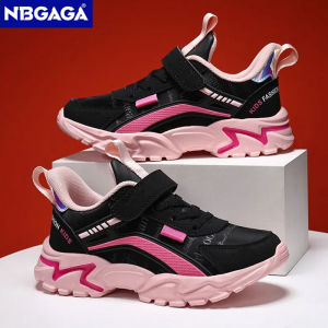 NBGAGA | Girls Sneakers Fashion Non-Slip Casual Flat Running Shoes for Students Children Outdoor Sport Walking Footwear Size 28-39