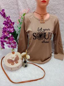 Nn-K4 Kaos lengan panjang wanita voxy murah atasan cewek lengan panjang murah kaos hijab blouse  kaos wanita  lebaran 2024 terkini