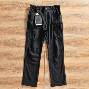 Lightweight Breathable Mens Outdoor Workwear Straight Leg Multi-Pocket Quick Dry Summer Casual Pants Trendy Youth Style