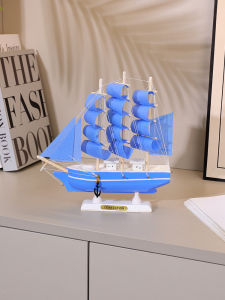 High-End Sailboat Model Decorative Piece Smooth Sailing Luxury Bar Cabinet Entrance TV Cabinet Living Room Decor Graduation Gift