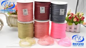 Hot Sale 6mm (10 Meters/lot) Organza Nylon Silk Satin Ribbon for Sewing Wedding Party Handmade Decoration Webbing Gift Packing