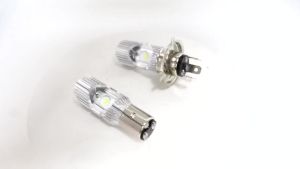 1pc H4 BA20D High Quality LED Moto H6 Motorcycle Headlight Bulbs Hi Lo Lamp Christmas Decorative Light for Motorcycl 12-80V