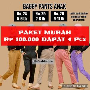 Loose Pants Scuba Wanita - Celana Anti Kusut - Celana Kulot Wanita - Kulot Scuba Premium - Celana Merah cabe bendera Agustusan