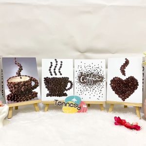 HIASAN DINDING WALL DECOR 15x20CM PAJANGAN POSTER DEKORASI KAMAR RUMAH COFFEE BEAN KOPI 2