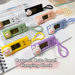 Cartoon Cute Pocket Watch Portable Electronic Clock Student Mini Timer