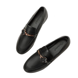 MIFEI | British Style Leather Soft Sole Flat Womens Shoes