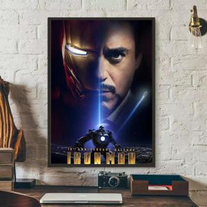 Kayou | 500/1000/1200/2000PCS Jigsaw Puzzles Movie Iron Man Family Activity Games for Gameroom Bedroom Home Decor Gift Frameless