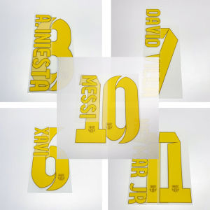 Barcelona Team Badge Transfer Stickers Messi Neymar Xavi Iniesta Sanchez 2012-14 Edition Football Training Auxiliary Tools