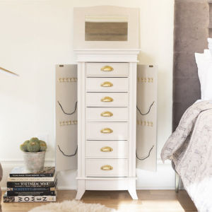 Regent Home | Seven-Drawer Velvet-lined Jewelry Armoire