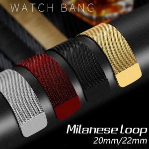 สาย for Huawei Watch GT 6 Pro /GT5 /GT 3 SE /GT4 /GT3 Pro /GT 2 Pro 46mm สายรัดสแตนเลสของ Milanese สาย for Huawei Watch Ultimate Watch Buds /GT Runner Elegant /Honor Magic แม่เหล็ก สายนาฬิกา
