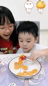 Creative Mini Cute Silicon Anti-Slip Food Snack Ice Cube Dessert Biscuit Chip Clip | 硅胶方糖夹 Penyepit Makanan| Gift Hadiah