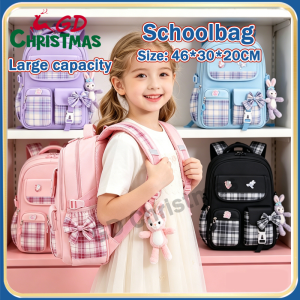 School Bag for Kids Girl Waterproof Large Capacity Backpack Japanese Bag Travel Bag Bag For Grade 3-6