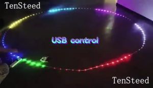 Internet Celebrity RGB/APP Lamp With Bluetooth Control Color Change Phantom Leather String Lights Outdoor Atmosphere Christmas Colorful Decoration Indoor Lighting