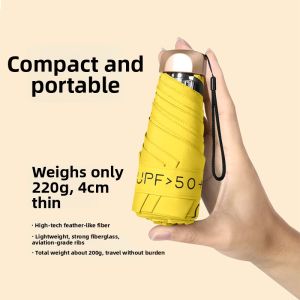 UV Protection Folding Sun & Rain Umbrella