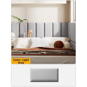 Falunaiga | Soft Bed Headboard Wall Enclosure with Anti-collision Backrest Waterproof and Moisture-proof Wall Sticker