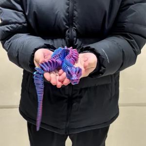 3D printed JOINT SNAKE statue Flexible 3D Printed Animal Colorful Figurine statue Gifts 53cm/20.87in 36cm/14.17in
