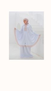Mukena Dewasa 2 in 1 Renda Mewah Katun Mikro Premium Atasan Bawahan Cantik Lembut Nyaman Panjang  Mukena Travel Muslim
